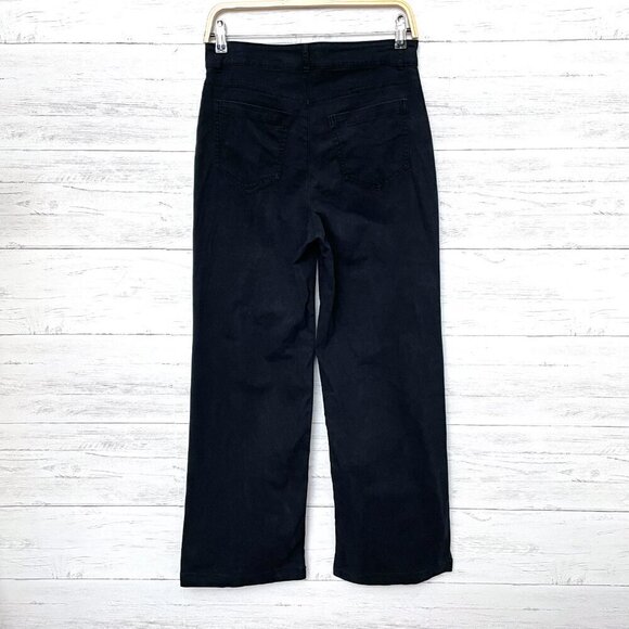 Old Navy Women's Black Wide Leg Jeans Extra High Rise size 2T length 29" - Picture 2 of 8